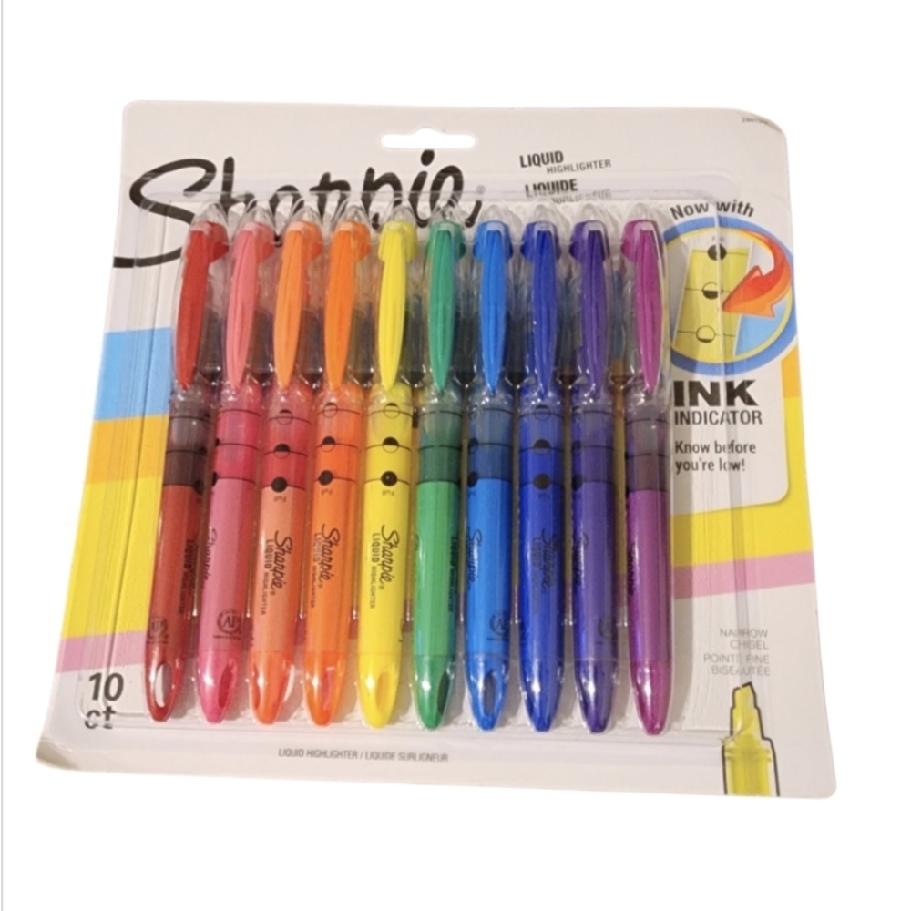 Sharpie Liquid Highlighters Assorted Colors